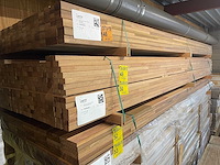 Guyana teak latten geschaafd gevingerlast 4000x45x27mm (132x) - afbeelding 4 van  4