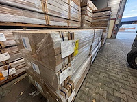 Guyana teak latten geschaafd gevingerlast 4000x45x27mm (132x) - afbeelding 4 van  4