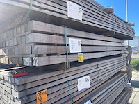 Guyana teak palen fijnbezaagd 2750x68x68mm (56x) - afbeelding 2 van  4