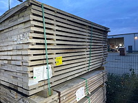 Guyana teak planken fijnbezaagd 2150x108x33mm (153x) - afbeelding 2 van  3