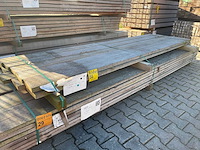 Guyana teak planken fijnbezaagd 2750x158x33mm (10x) - afbeelding 2 van  3