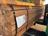 Guyana teak planken fijnbezaagd 3650x80x31mm (204x) - afbeelding 2 van  3