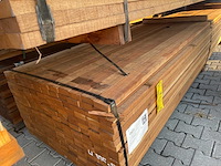 Guyana teak planken fijnbezaagd 4300x80x31mm (120x)