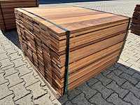 Guyana teak planken geschaafd 1000x145x21mm (189x) - afbeelding 2 van  3