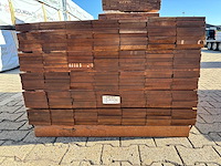 Guyana teak planken geschaafd 1000x145x21mm (189x) - afbeelding 3 van  3