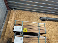 Guyana teak planken geschaafd 1000x90x21mm (165x) - afbeelding 4 van  4