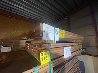 Guyana teak planken geschaafd 1250x140x21mm (35x) - afbeelding 2 van  3