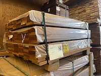Guyana teak planken geschaafd 1250x140x25mm (119x) - afbeelding 4 van  4