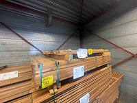 Guyana teak planken geschaafd 1250x70x27mm (15x) - afbeelding 2 van  3