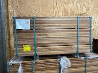 Guyana teak planken geschaafd 1250x90x25mm (242x) - afbeelding 3 van  3