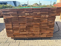 Guyana teak planken geschaafd 1400x145x21mm (189x) - afbeelding 3 van  3