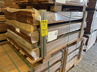 Guyana teak planken geschaafd 1550x140x25mm (63x) - afbeelding 4 van  4
