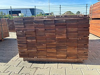 Guyana teak planken geschaafd 1550x145x21mm (189x) - afbeelding 3 van  3