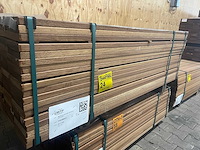 Guyana teak planken geschaafd 1550x145x25mm (126x) - afbeelding 2 van  3