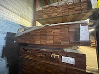 Guyana teak planken geschaafd 1550x90x21mm (121x) - afbeelding 3 van  3