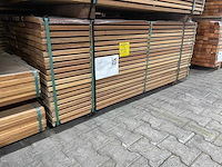Guyana teak planken geschaafd 1750x145x25mm (133x) - afbeelding 4 van  4