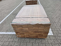 Guyana teak planken geschaafd 1750x145x25mm (70x) - afbeelding 1 van  4