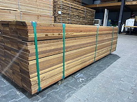 Guyana teak planken geschaafd 1850x140x25mm (40x) - afbeelding 2 van  4