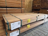 Guyana teak planken geschaafd 1850x140x25mm (40x) - afbeelding 4 van  4