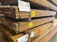 Guyana teak planken geschaafd 1850x140x25mm (42x) - afbeelding 4 van  4