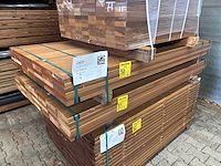 Guyana teak planken geschaafd 1850x140x25mm (42x) - afbeelding 4 van  4