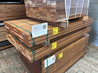 Guyana teak planken geschaafd 1850x140x25mm (42x) - afbeelding 4 van  4