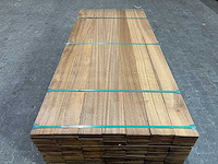 Guyana teak planken geschaafd 1850x140x25mm (81x) - afbeelding 1 van  4