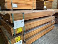 Guyana teak planken geschaafd 1850x140x25mm (83x) - afbeelding 4 van  4
