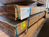 Guyana teak planken geschaafd 1850x140x25mm (83x) - afbeelding 4 van  4