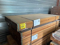 Guyana teak planken geschaafd 1850x90x25mm (66x) - afbeelding 4 van  4