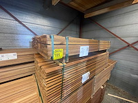 Guyana teak planken geschaafd 1850x90x25mm (88x) - afbeelding 2 van  3