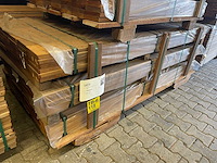 Guyana teak planken geschaafd 2150x140x25mm (126x) - afbeelding 4 van  4