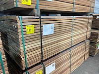 Guyana teak planken geschaafd 2150x145x25mm (133x) - afbeelding 4 van  4