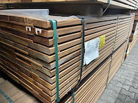 Guyana teak planken geschaafd 2150x145x25mm (49x) - afbeelding 4 van  4