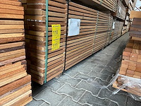 Guyana teak planken geschaafd 2150x145x25mm (70x) - afbeelding 4 van  4