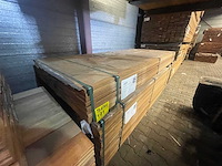 Guyana teak planken geschaafd 2150x90x21mm (99x) - afbeelding 2 van  3