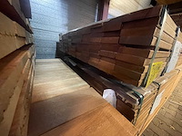 Guyana teak planken geschaafd 2150x90x21mm (99x) - afbeelding 3 van  3