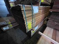 Guyana teak planken geschaafd 2150x90x25mm (126x) - afbeelding 4 van  4