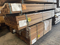 Guyana teak planken geschaafd 2150x90x25mm (131x) - afbeelding 4 van  4