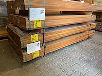 Guyana teak planken geschaafd 2150x90x25mm (66x) - afbeelding 4 van  4