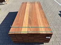 Guyana teak planken geschaafd 2200x145x21mm (147x)