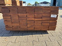 Guyana teak planken geschaafd 2200x145x21mm (147x) - afbeelding 3 van  3