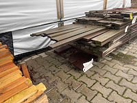 Guyana teak planken geschaafd 2450-4300x70x25mm (177x) - afbeelding 3 van  3
