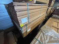 Guyana teak planken geschaafd 2450x90x21mm (297x) - afbeelding 4 van  4