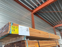Guyana teak planken geschaafd 2450x90x25mm (66x) - afbeelding 4 van  4