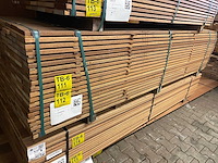 Guyana teak planken geschaafd 2750x120x21mm (80x) - afbeelding 4 van  4