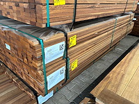 Guyana teak planken geschaafd 2750x70x27mm (125x) - afbeelding 4 van  4