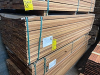 Guyana teak planken geschaafd 2750x90x21mm (148x) - afbeelding 4 van  4