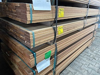 Guyana teak planken geschaafd 2750x90x25mm (66x) - afbeelding 2 van  2