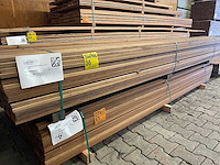 Guyana teak planken geschaafd 3050x90x21mm (149x) - afbeelding 3 van  3